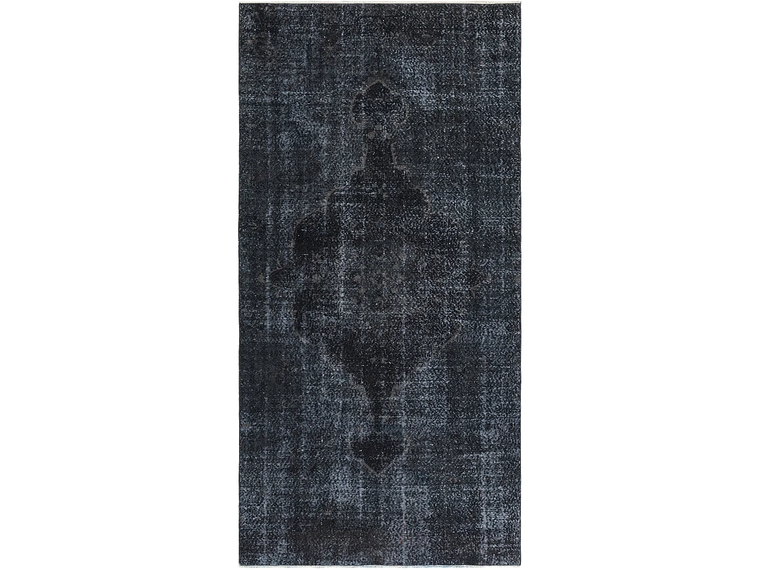 Tapis de laine 155x310 noir Ultra Vintage