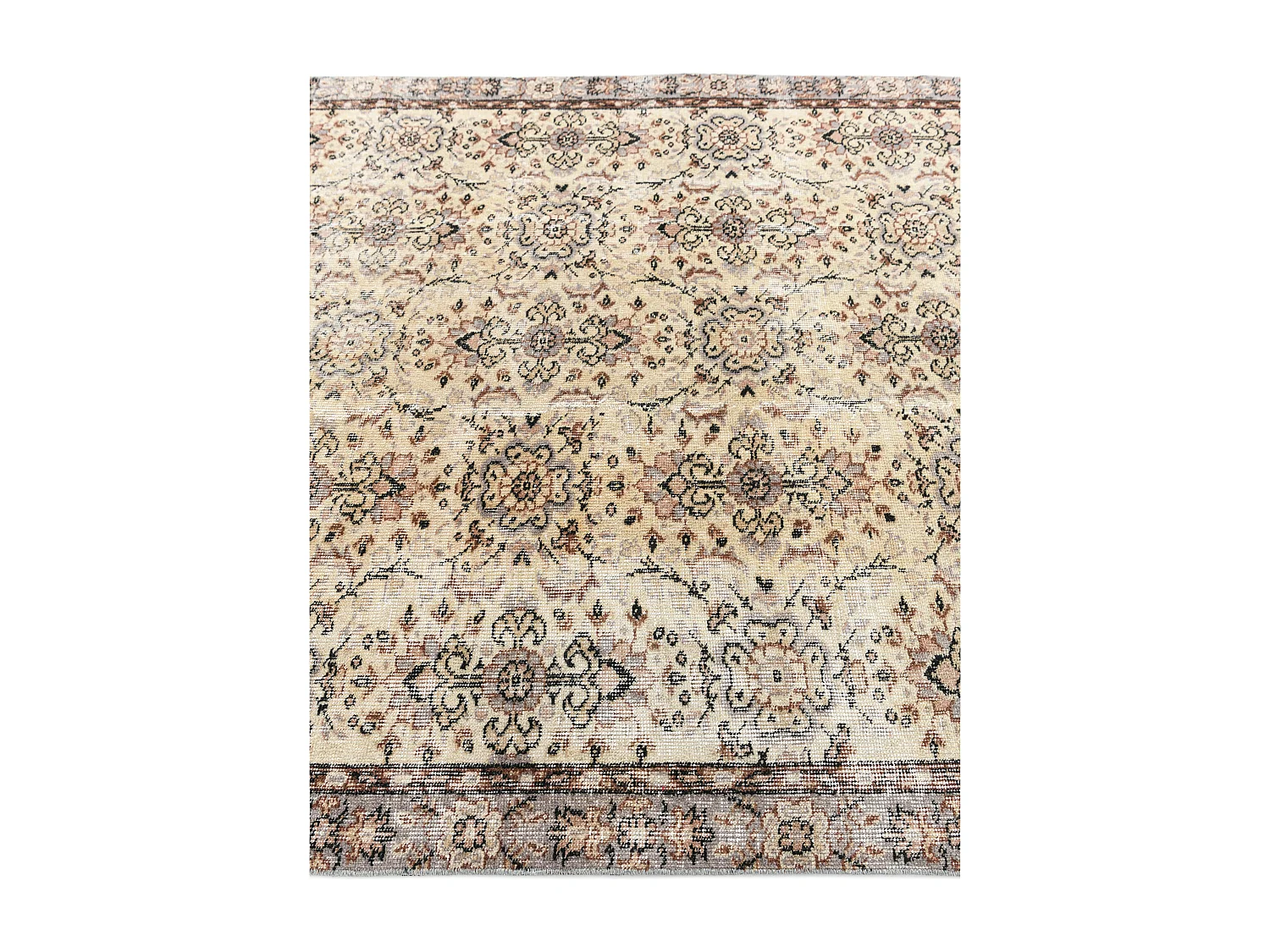 Wollteppich 165x264 Beige Ultra Vintage