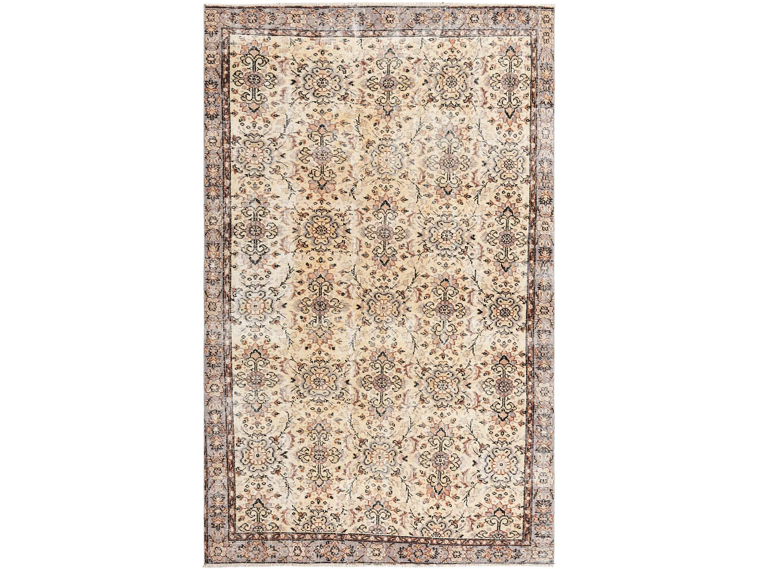 Wollteppich 165x264 Beige Ultra Vintage