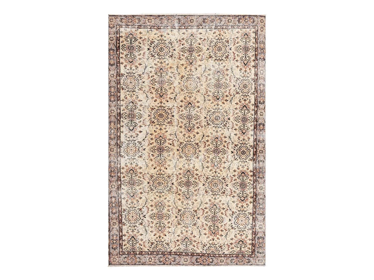 Tapis de laine 165x264 beige Ultra Vintage