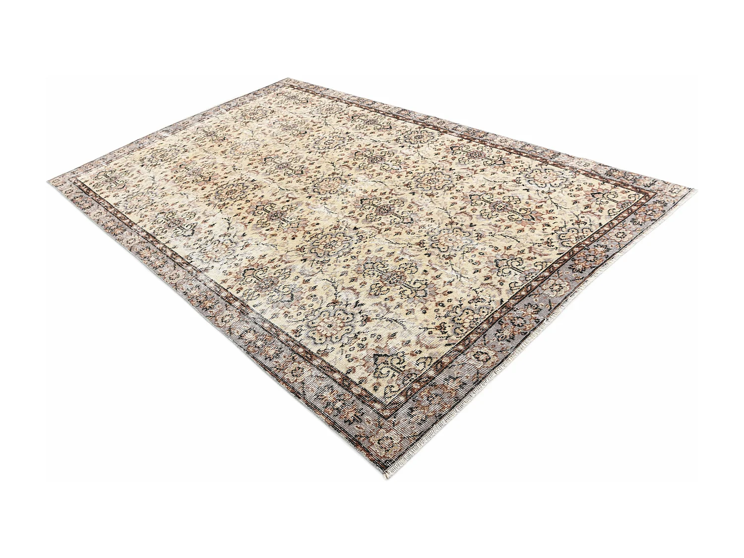 Tapis de laine 165x264 beige Ultra Vintage