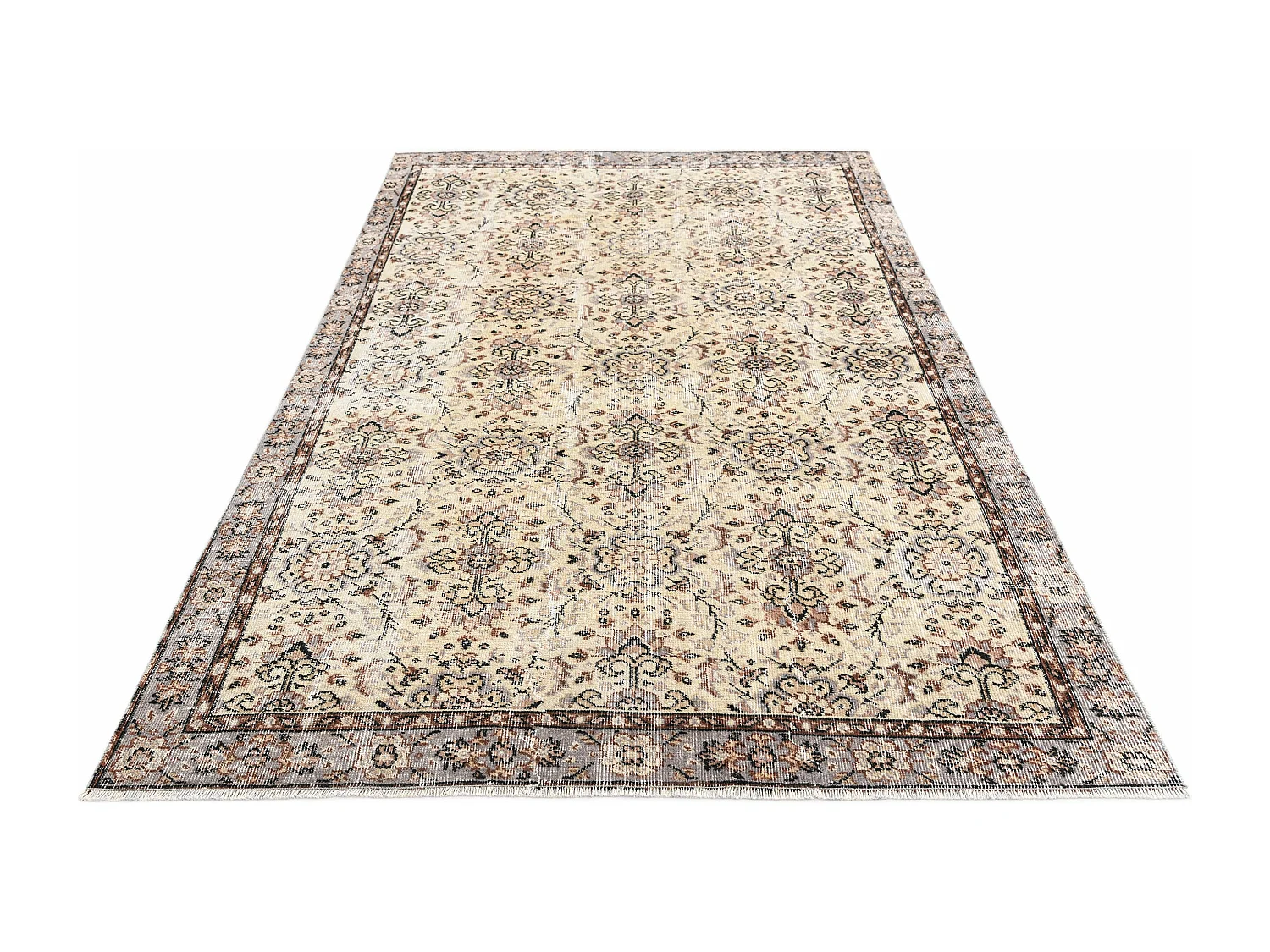 Tapis de laine 165x264 beige Ultra Vintage