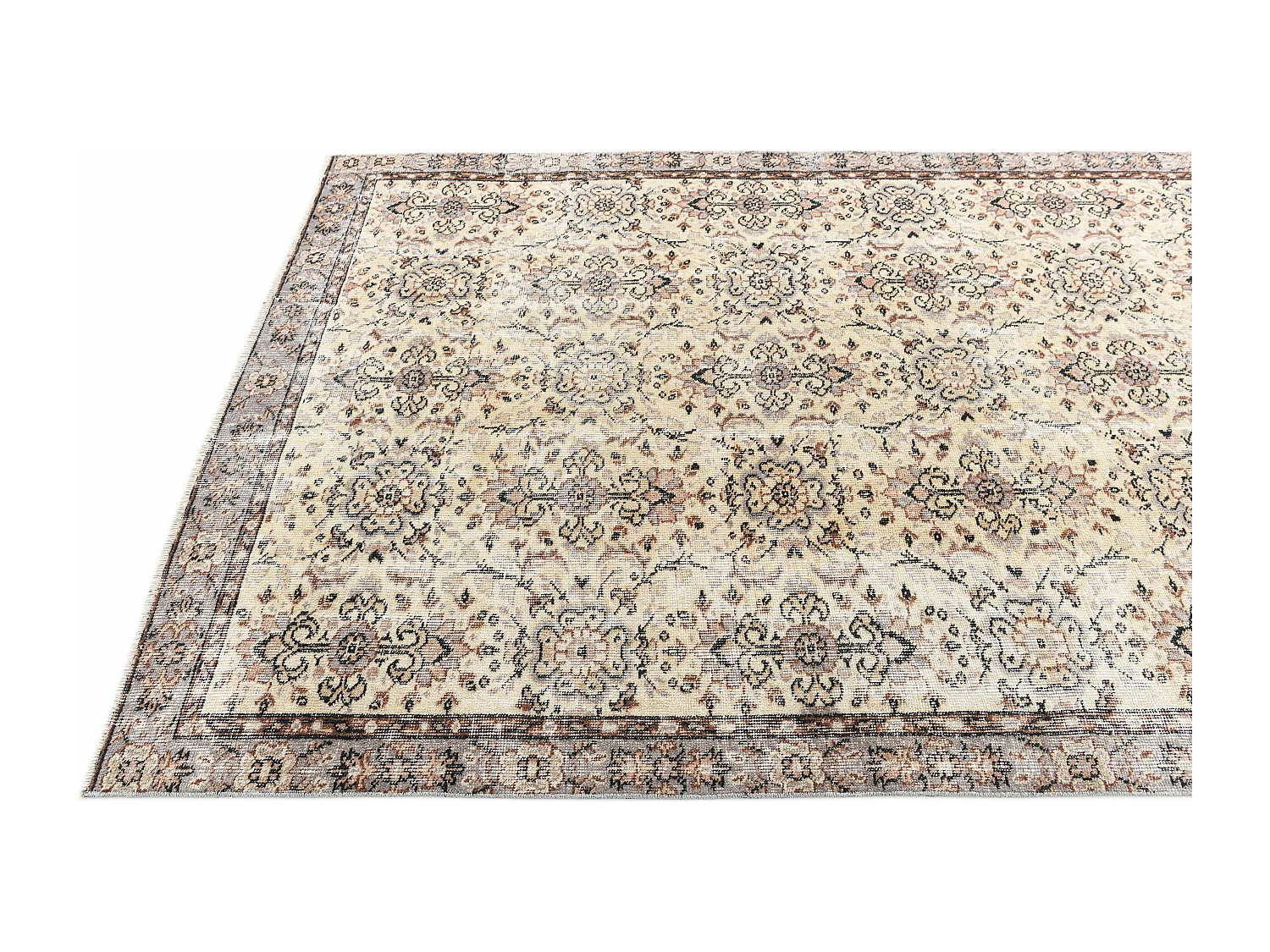 Tapis de laine 165x264 beige Ultra Vintage