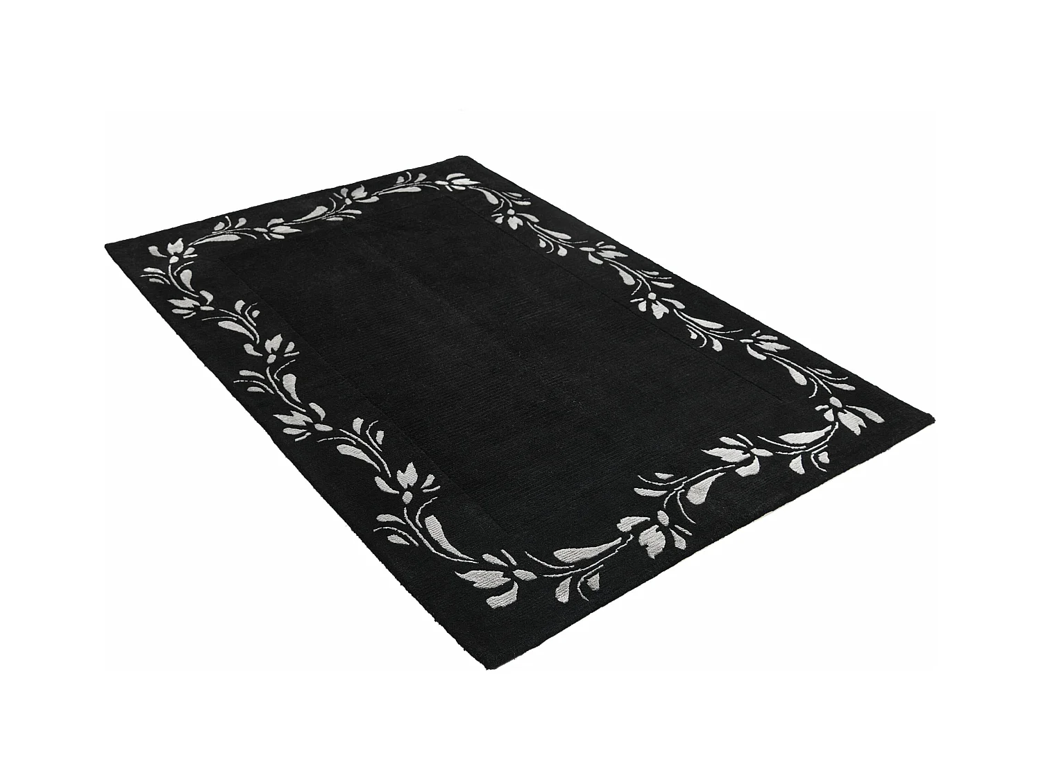 Tappeto in lana 122x183 nero Darya