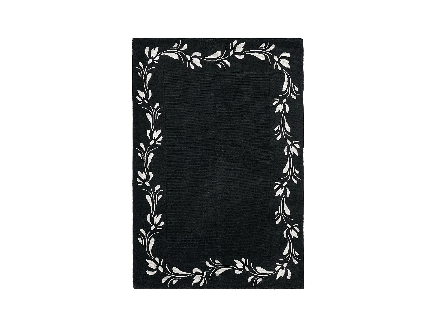 Tapis de laine 122x183 noir Darya