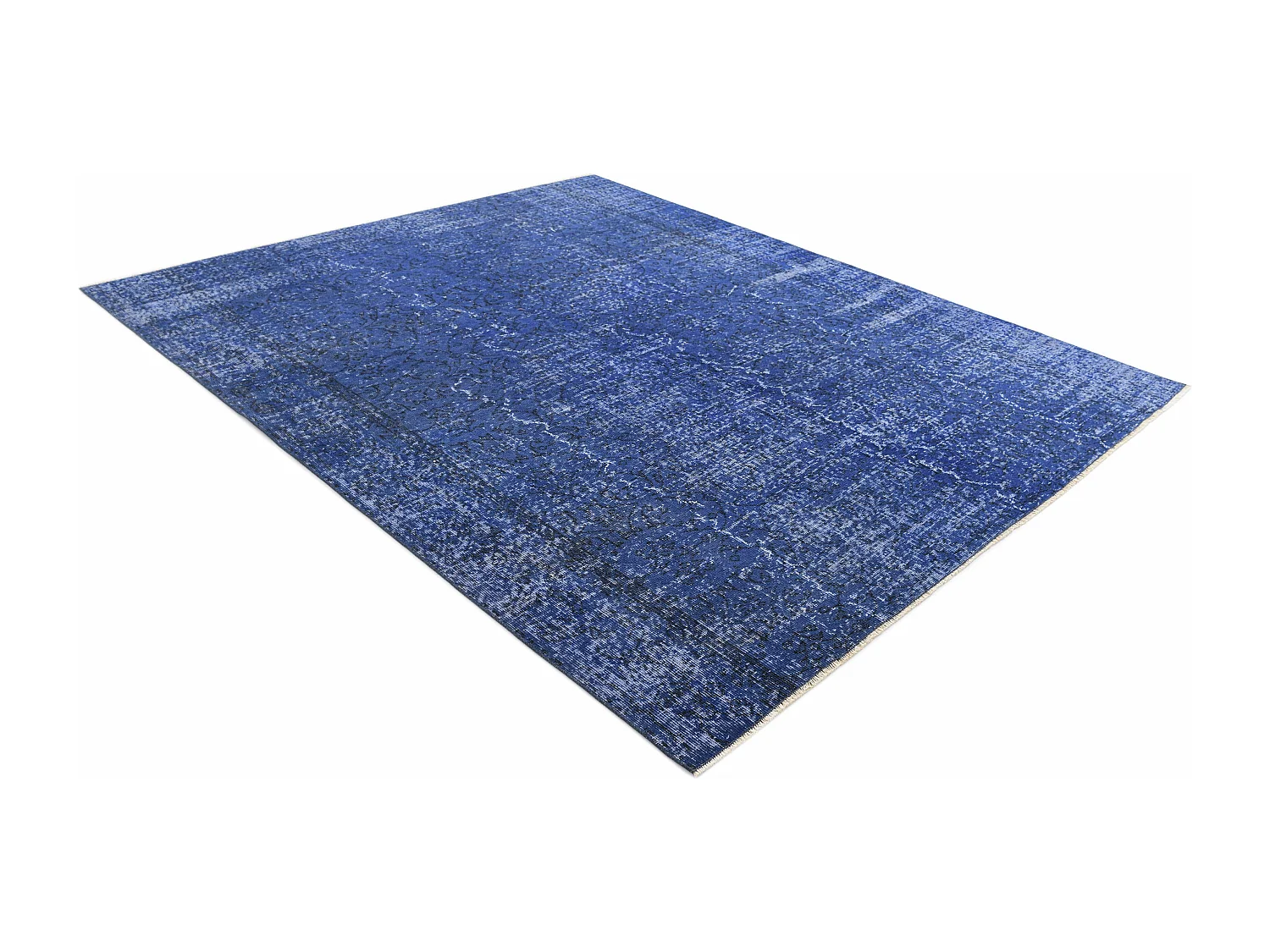 Tapis de laine 198x259 Bleu Ultra Vintage
