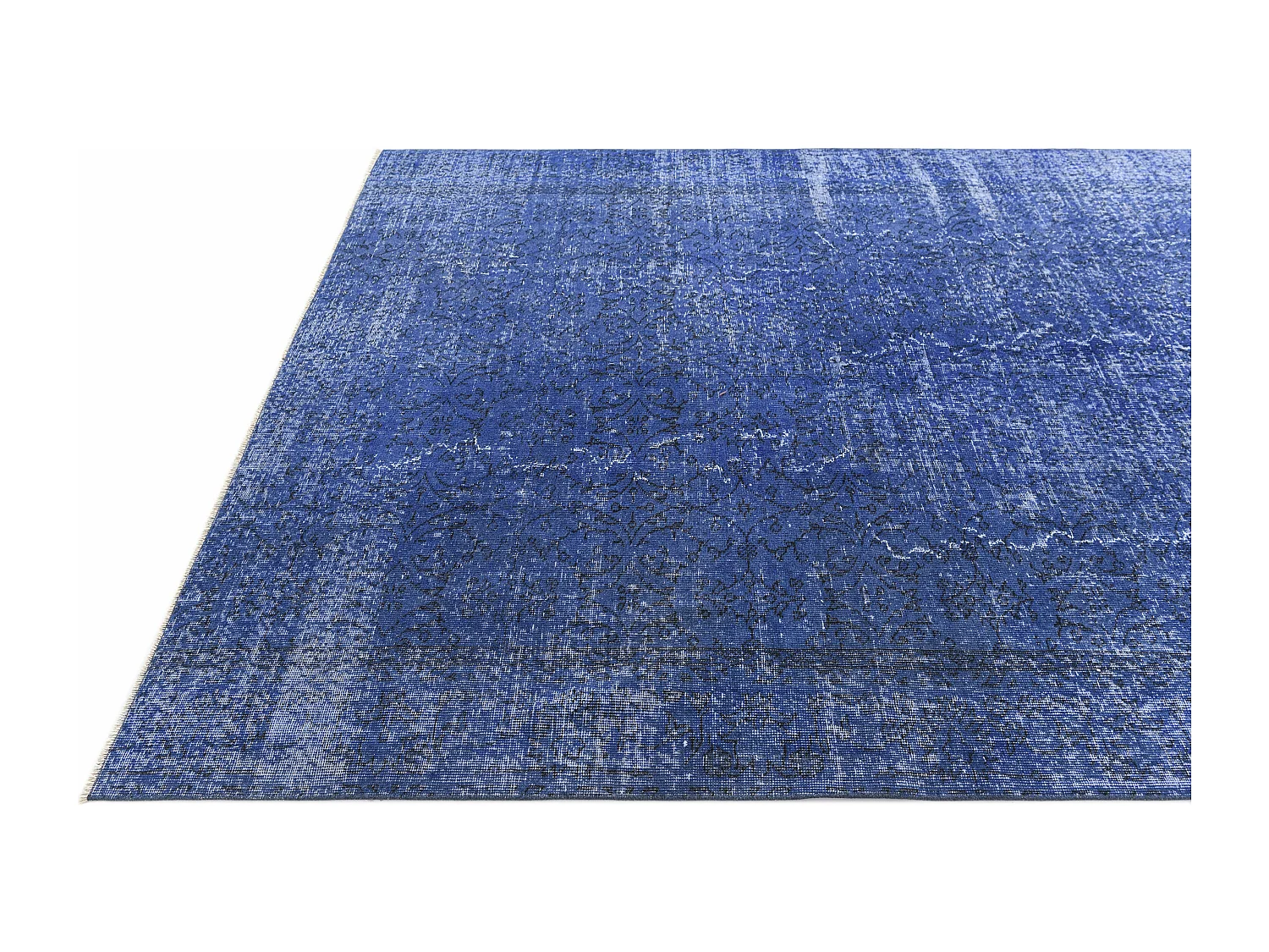 Tapis de laine 198x259 Bleu Ultra Vintage