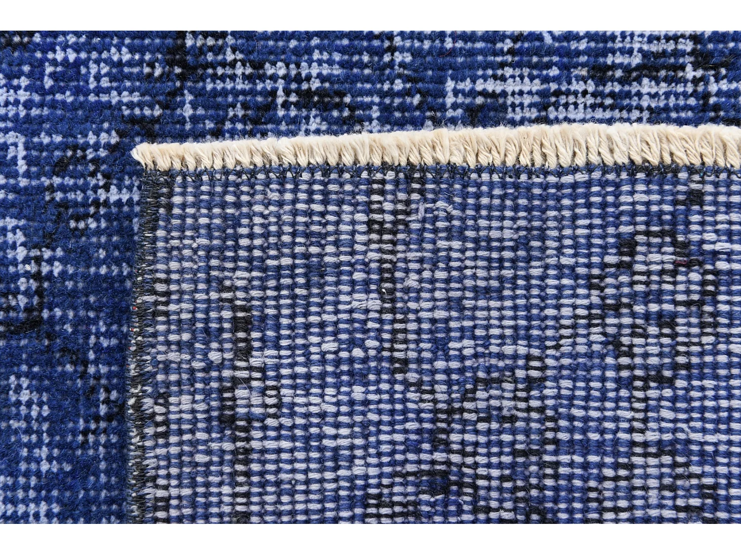 Tapis de laine 198x259 Bleu Ultra Vintage