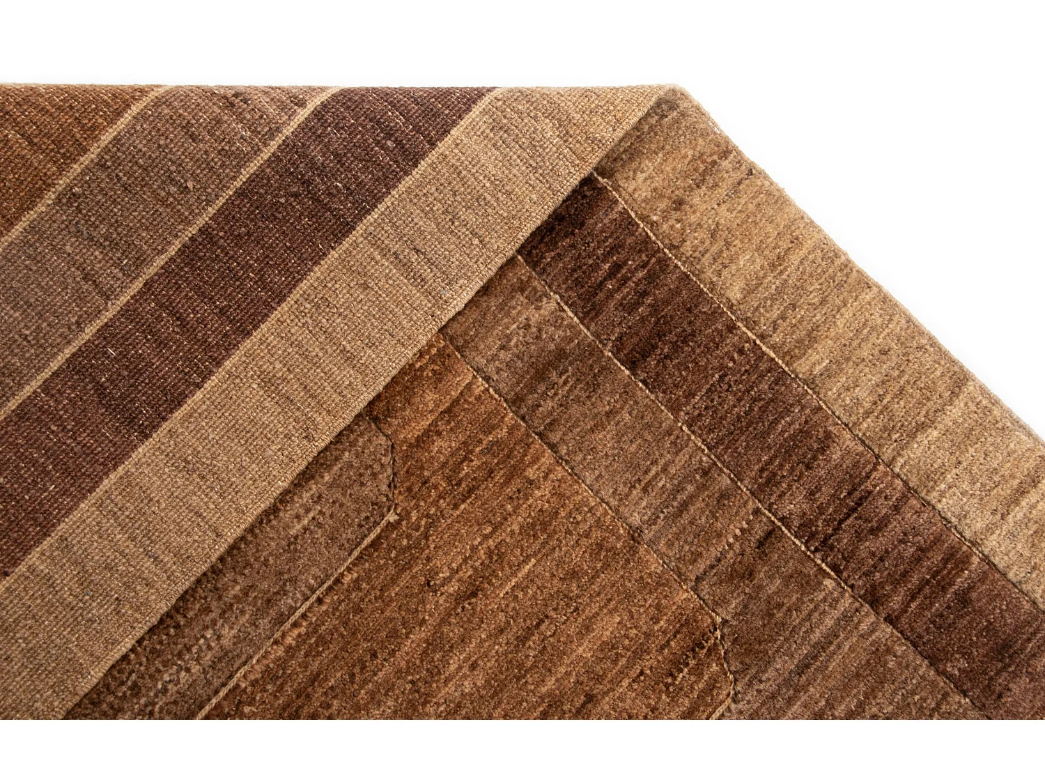 Tappeto in lana 156x199 marrone Juma