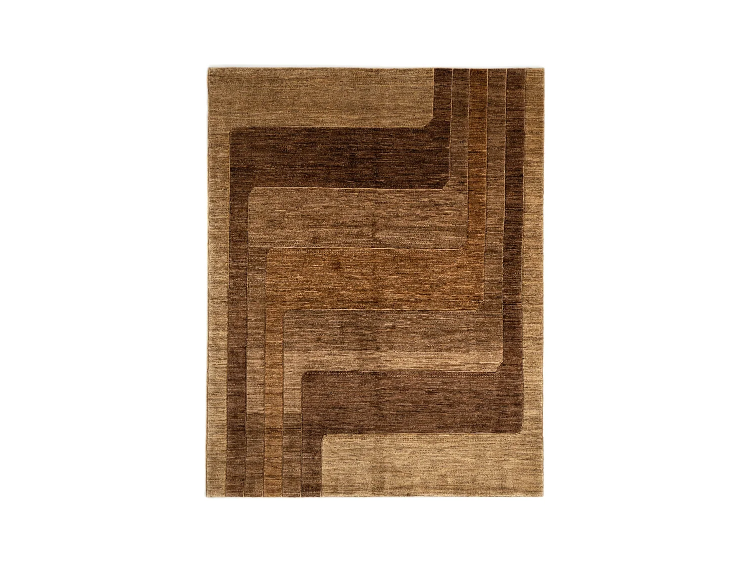 Tappeto in lana 156x199 marrone Juma