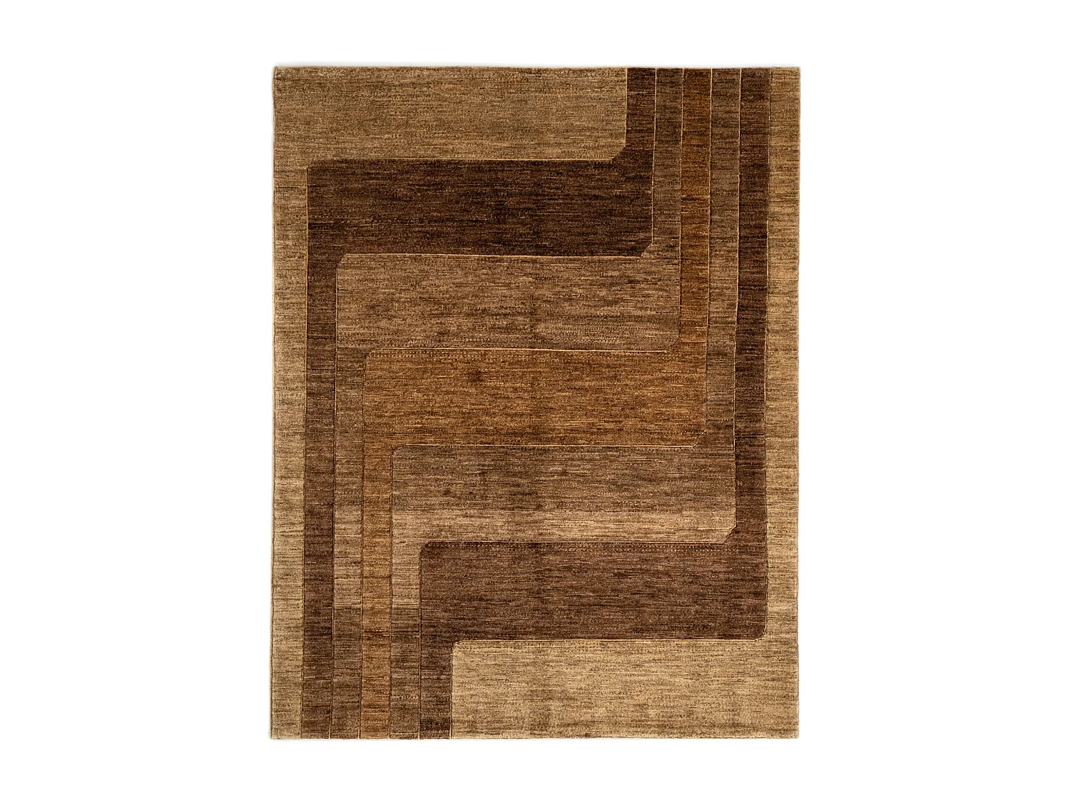 Tapis de laine 156x199 brun Juma