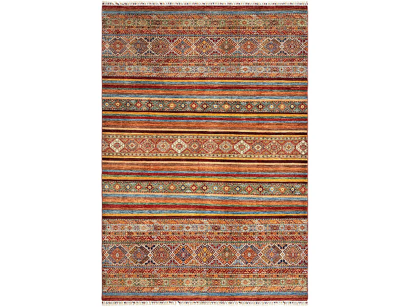 Tapis de laine 94x208 rouge Torkman