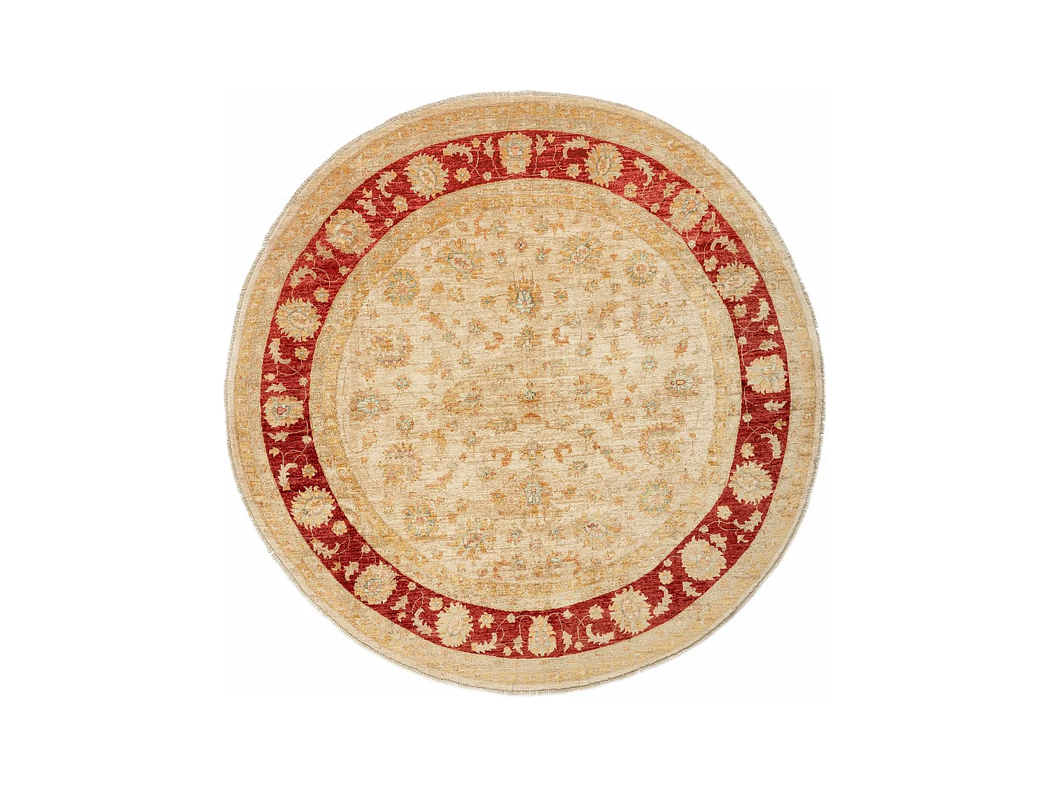 Tapis de laine 248x253 beige Kaizar