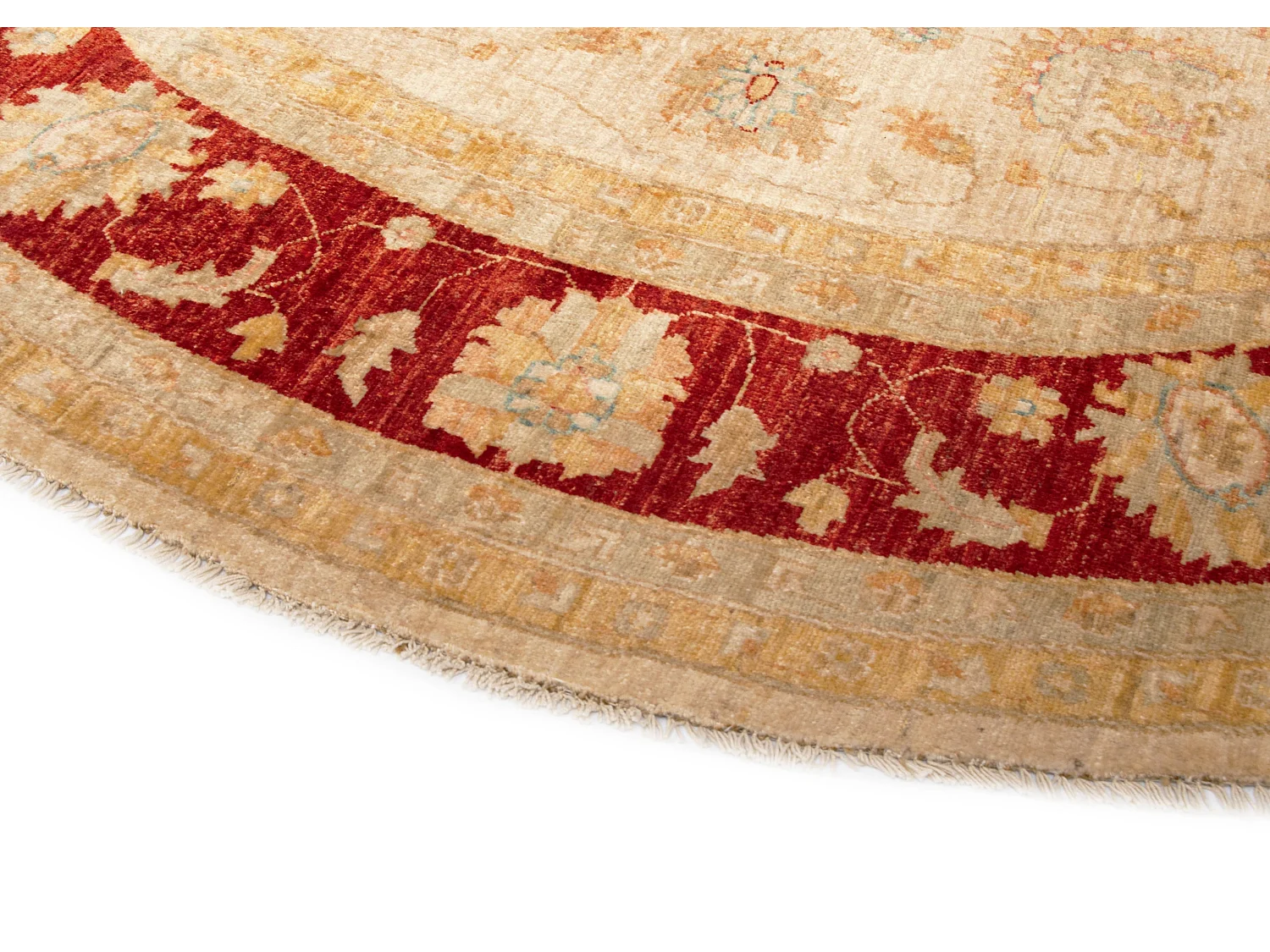 Tapis de laine 248x253 beige Kaizar