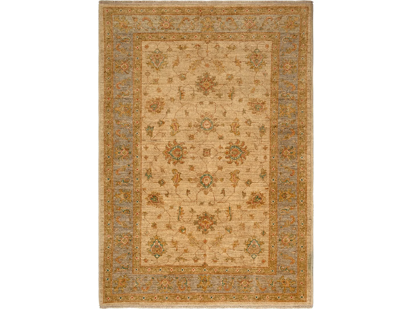 Tapis de laine 123x176 beige Ziegler