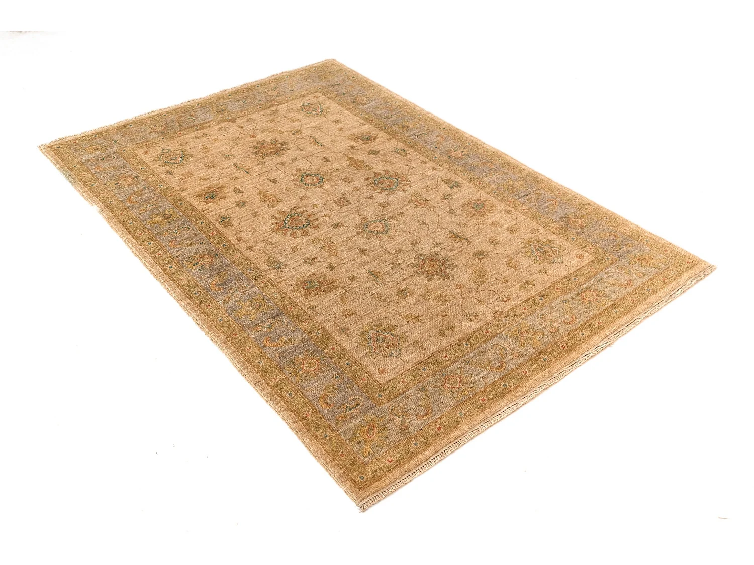 Tapis de laine 123x176 beige Ziegler