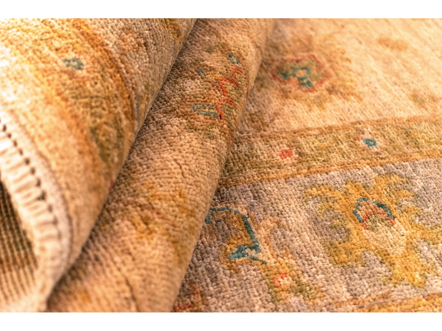 Tapis de laine 123x176 beige Ziegler