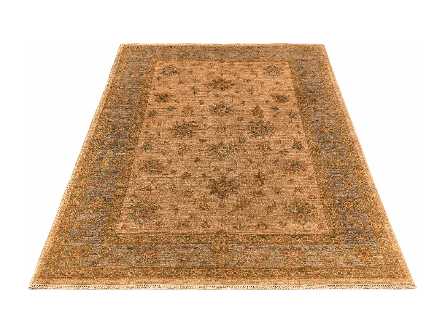 Tapis de laine 123x176 beige Ziegler