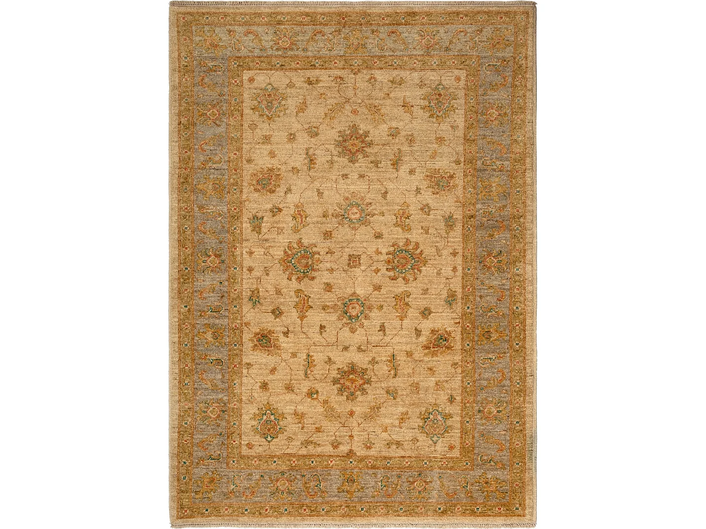 Tapis de laine 123x176 beige Ziegler