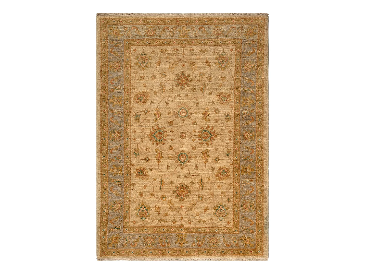 Tapis de laine 123x176 beige Ziegler