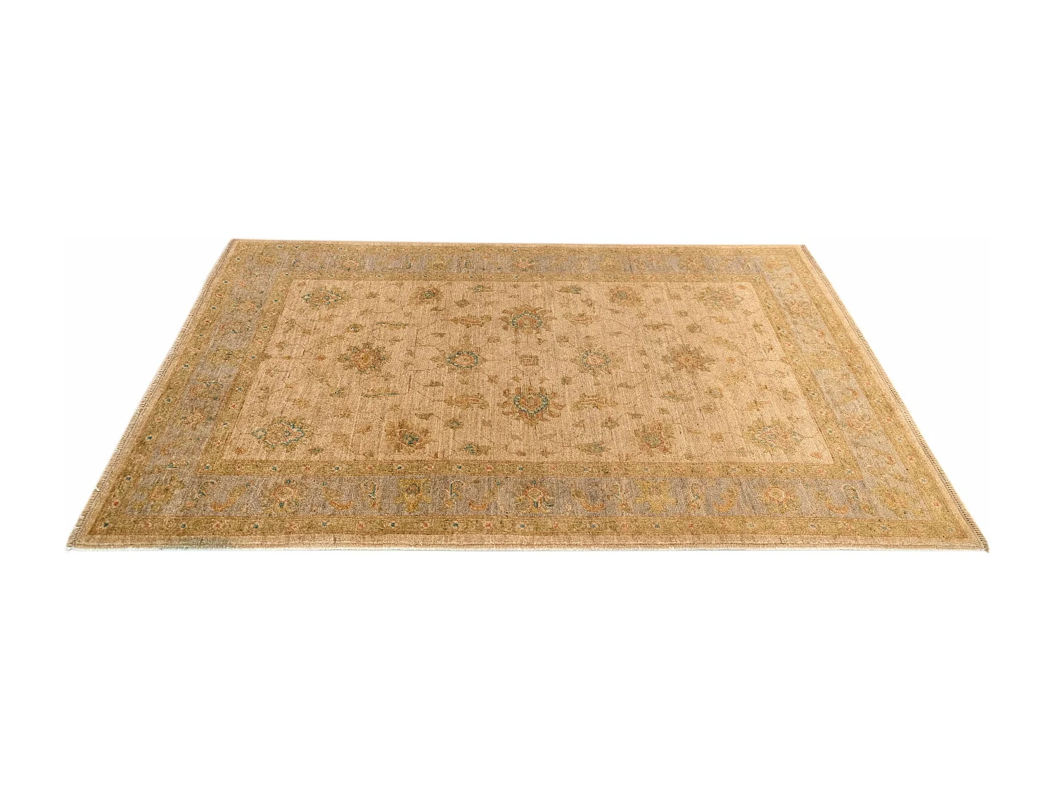 Tapis de laine 123x176 beige Ziegler