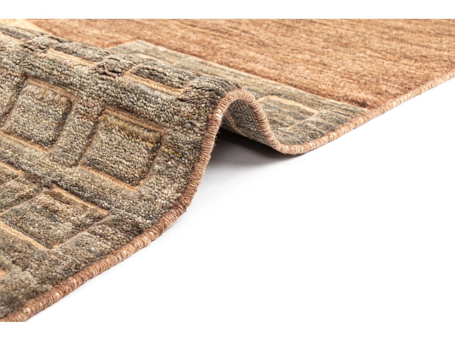 Tappeto in lana 208x308 marrone Juma