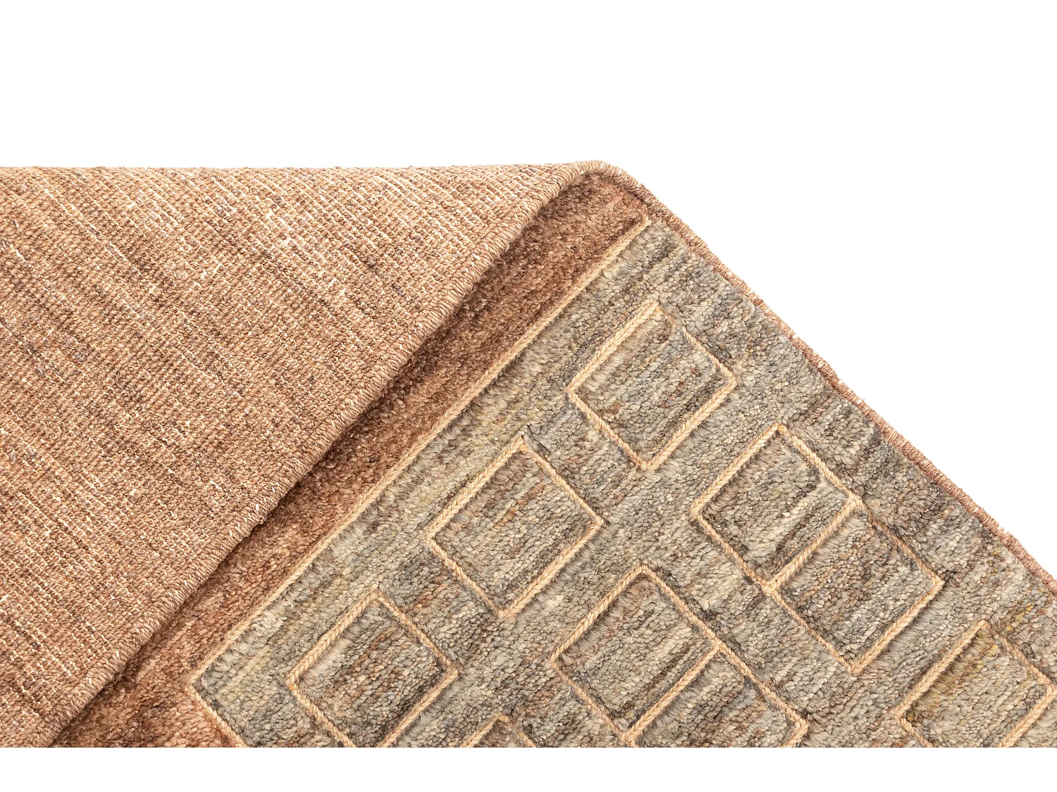 Tappeto in lana 208x308 marrone Juma