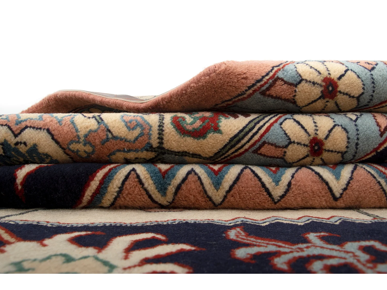 Wollteppich 204x297 Beige Tabriz