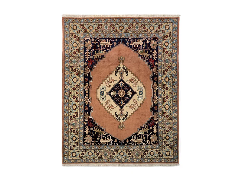 Tapis de laine 204x297 beige Tabriz