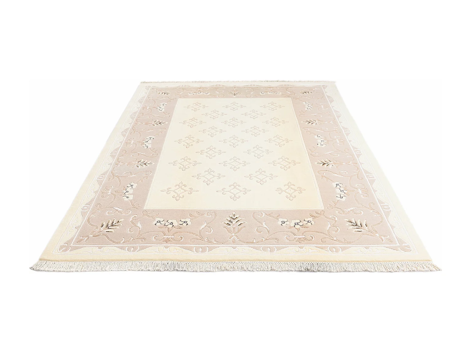 Tappeto in lana 170x239 beige Darya