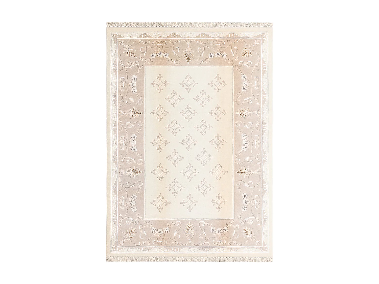 Tappeto in lana 170x239 beige Darya