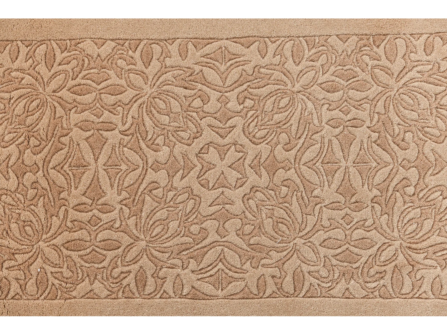 Tapis de couloir en laine 81x203 brun Darya