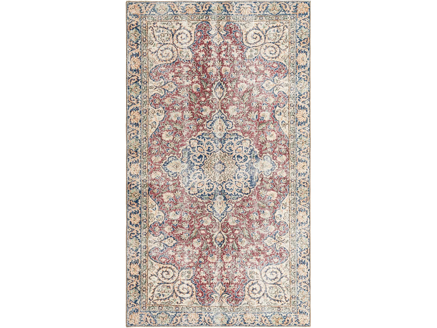 Wollteppich 140x249 Beige Ultra Vintage