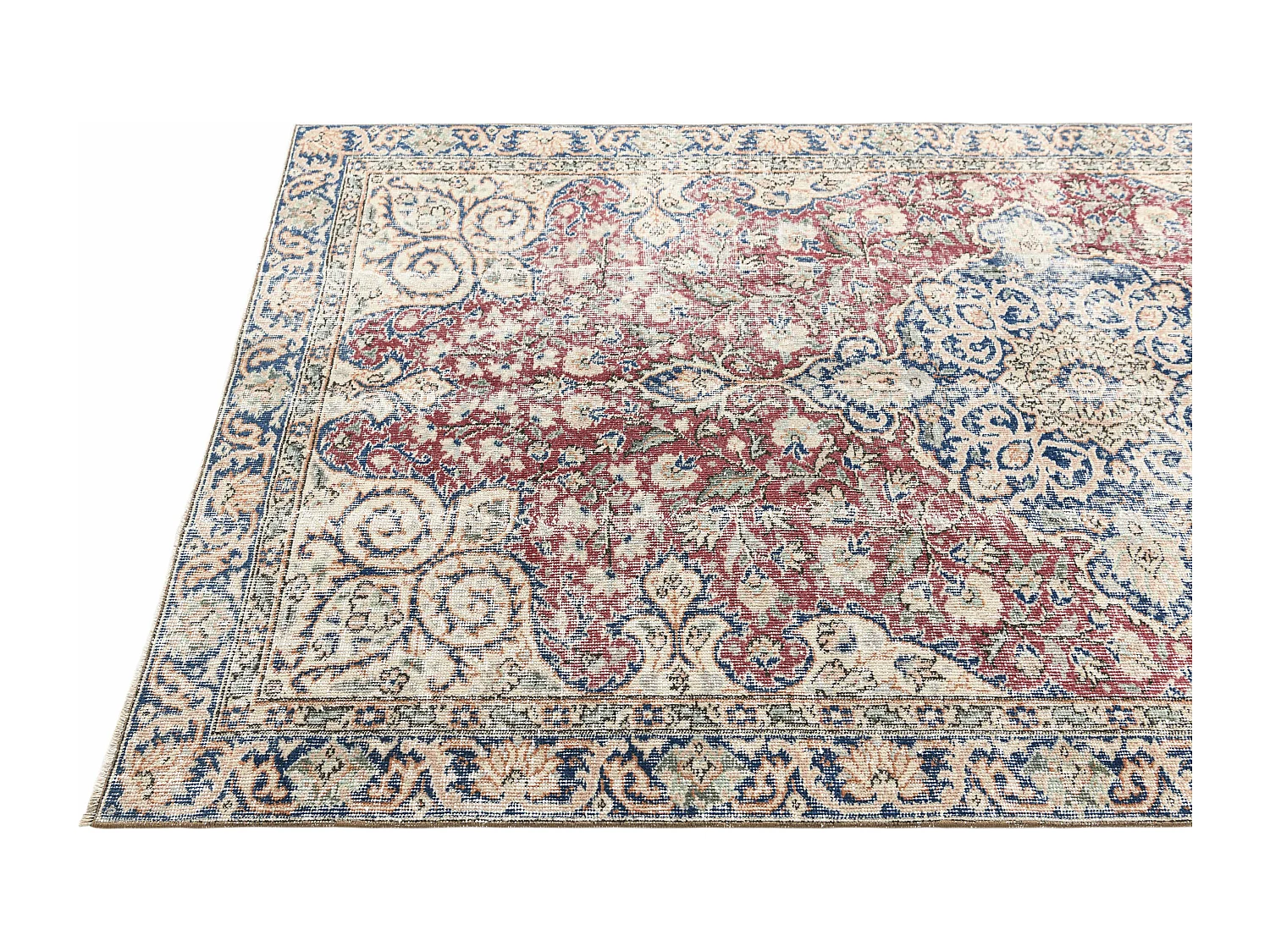 Wollteppich 140x249 Beige Ultra Vintage