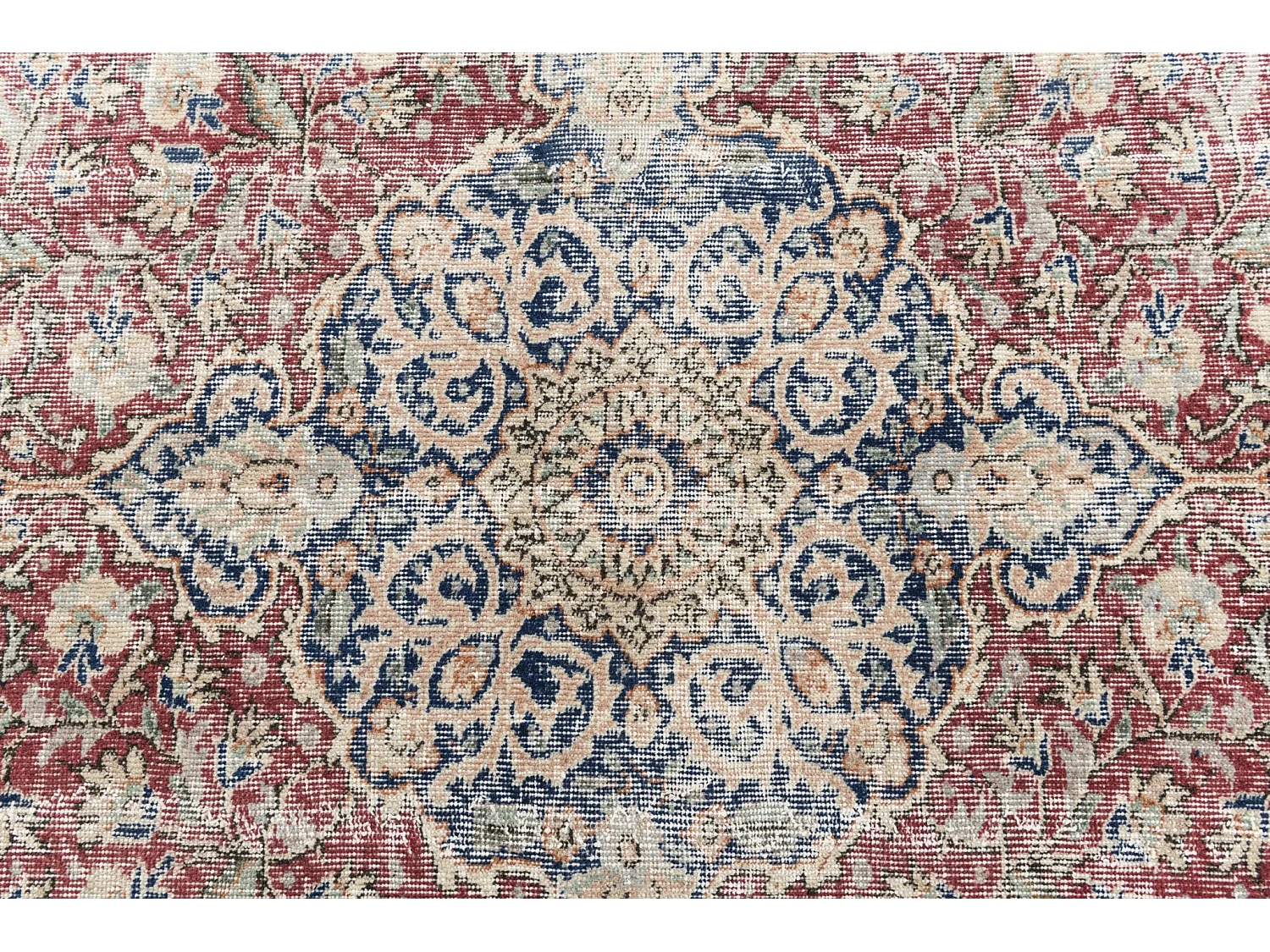 Wollteppich 140x249 Beige Ultra Vintage