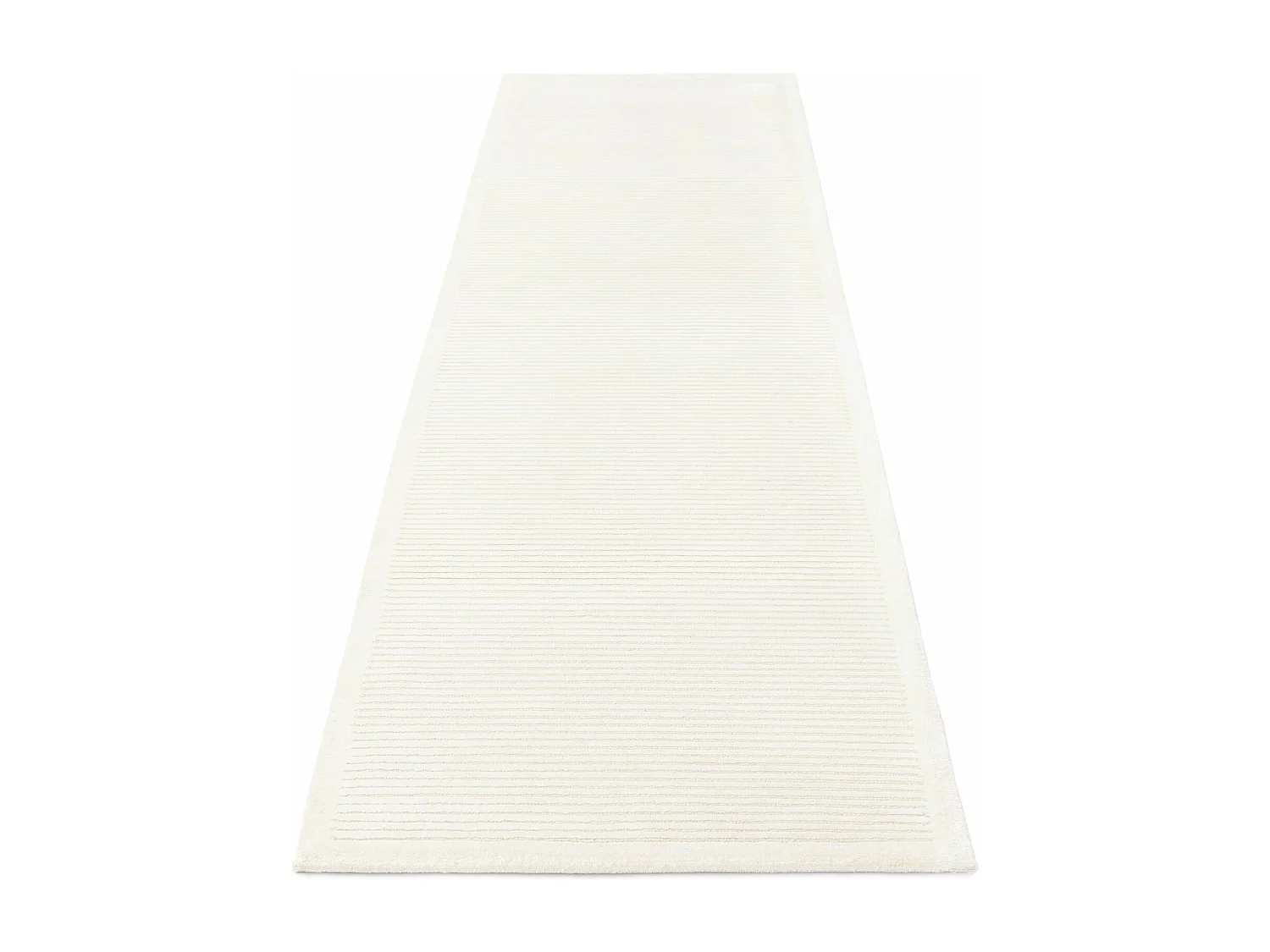 Tapis de couloir en laine 84x300 beige Darya