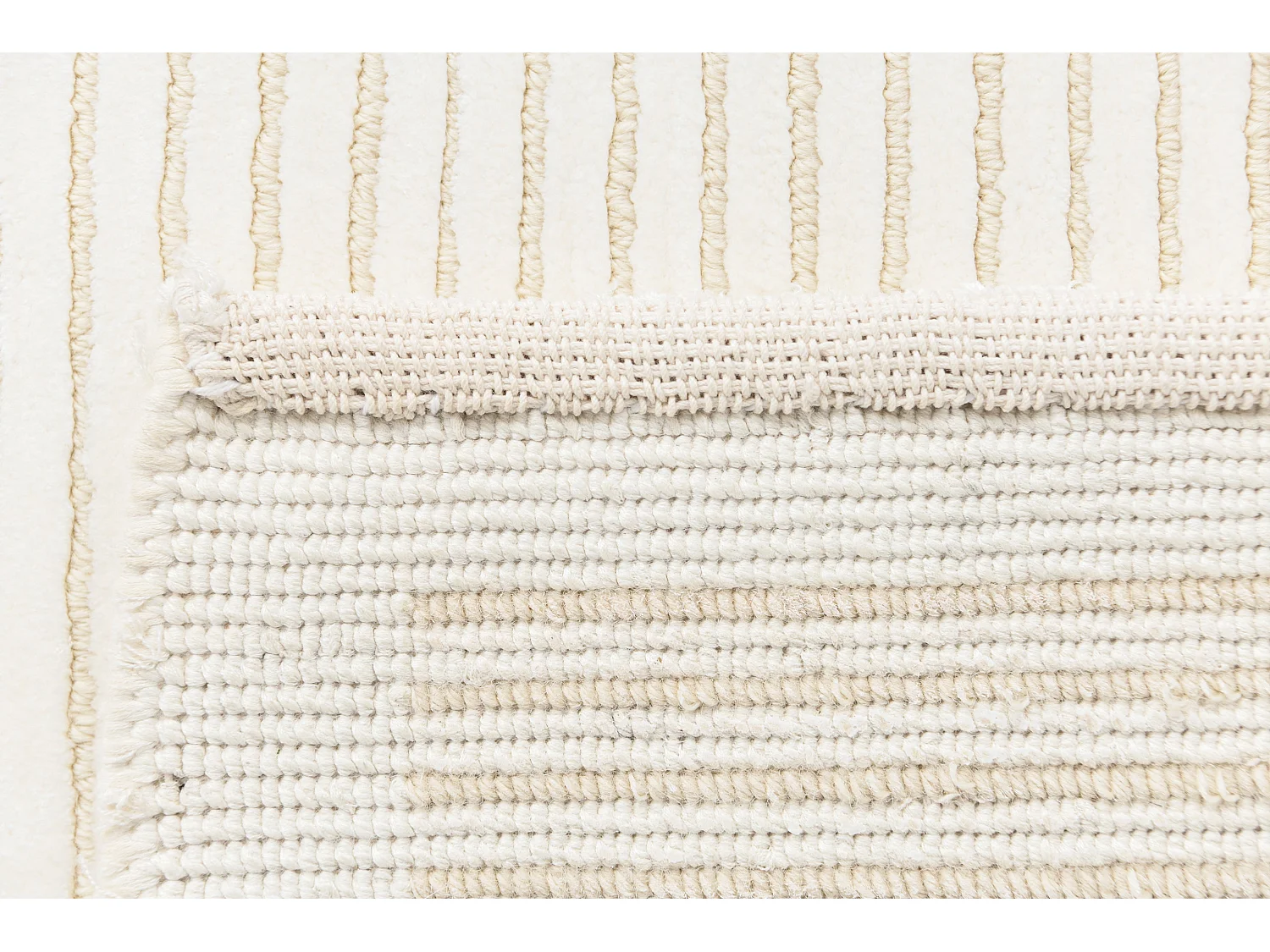 Tapis de couloir en laine 84x300 beige Darya