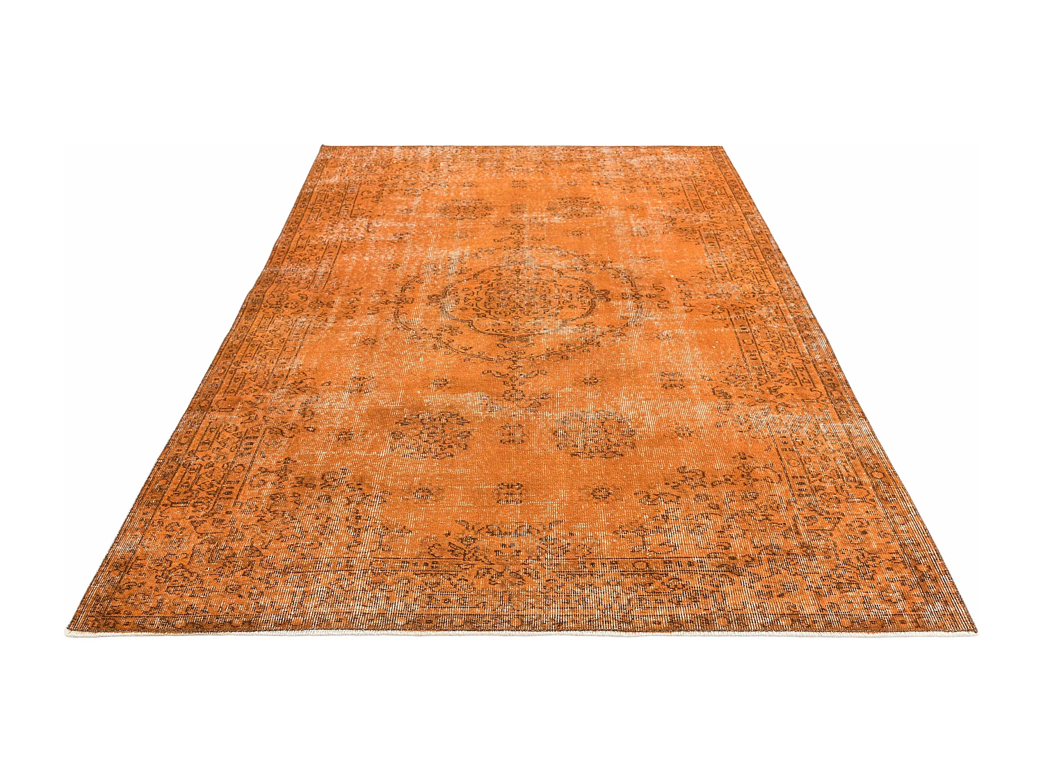 Tapis de laine 165x254 orange Ultra Vintage