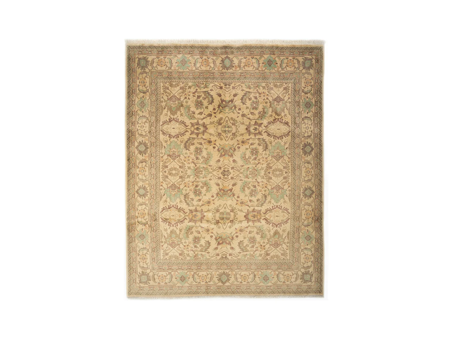 Wollteppich 256x325 Beige Ziegler
