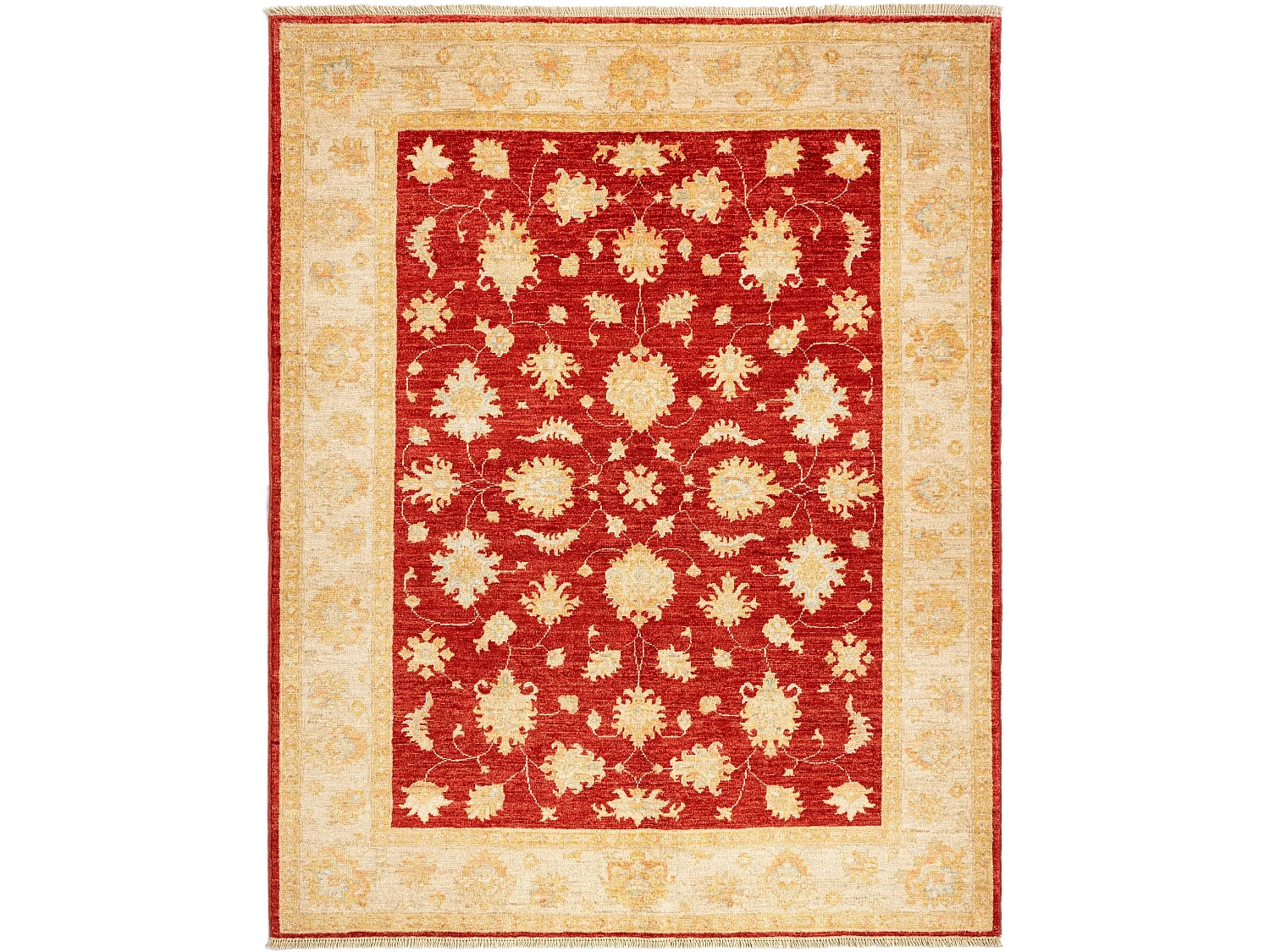 Tapis de laine 153x193 rouge Kaizar