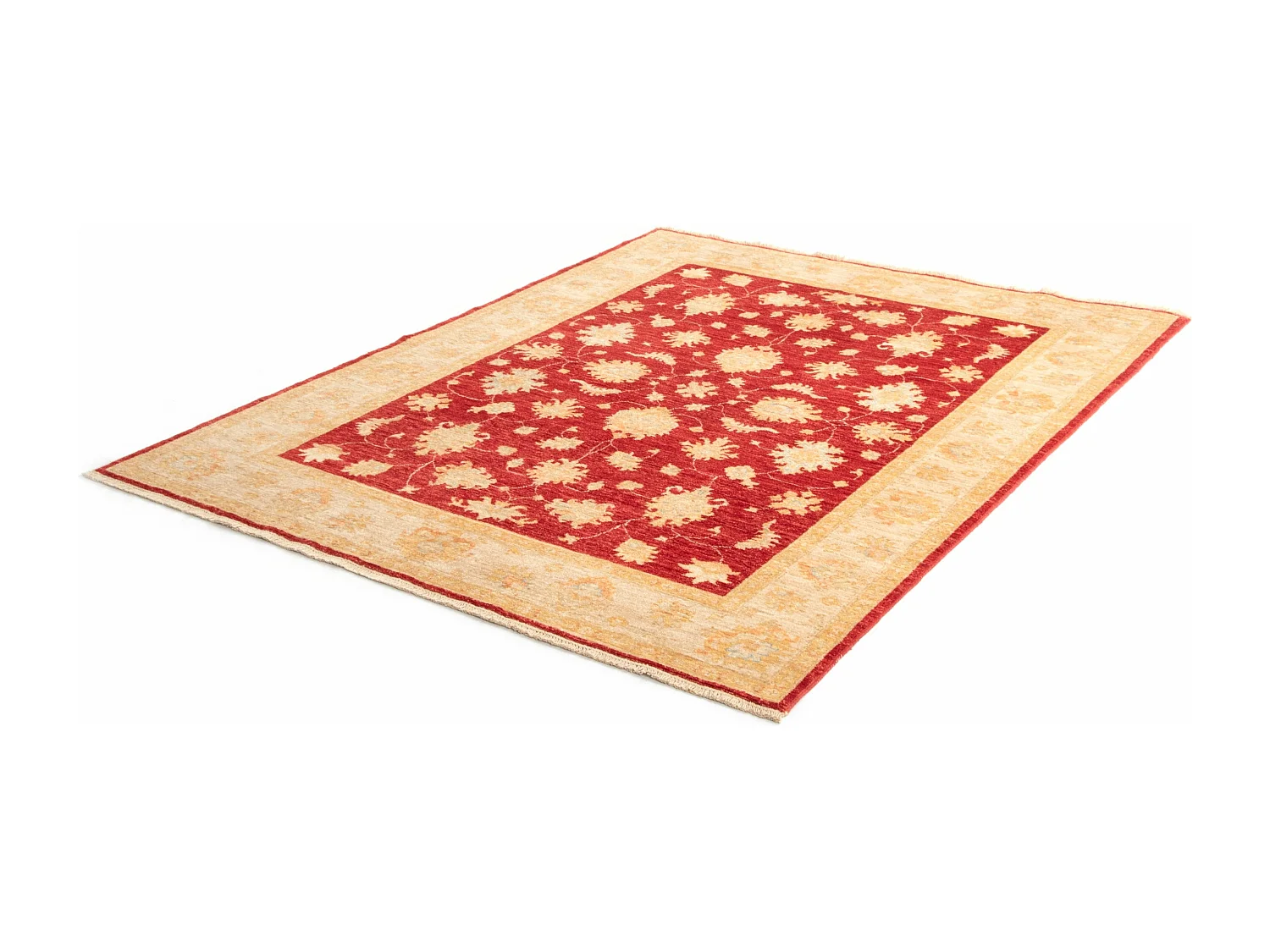 Tapis de laine 153x193 rouge Kaizar