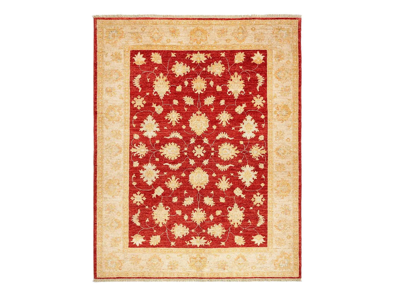 Tapis de laine 153x193 rouge Kaizar