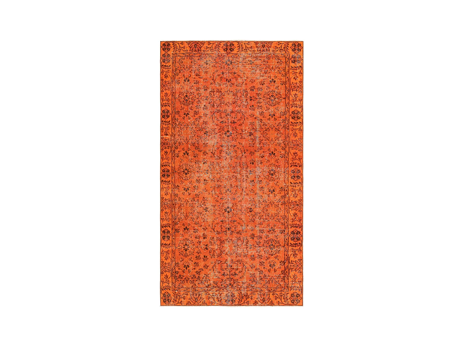 Tapis de laine 109x201 orange Ultra Vintage