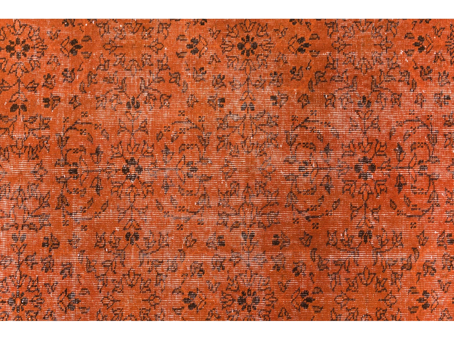 Wollteppich 109x201 Orange Ultra Vintage