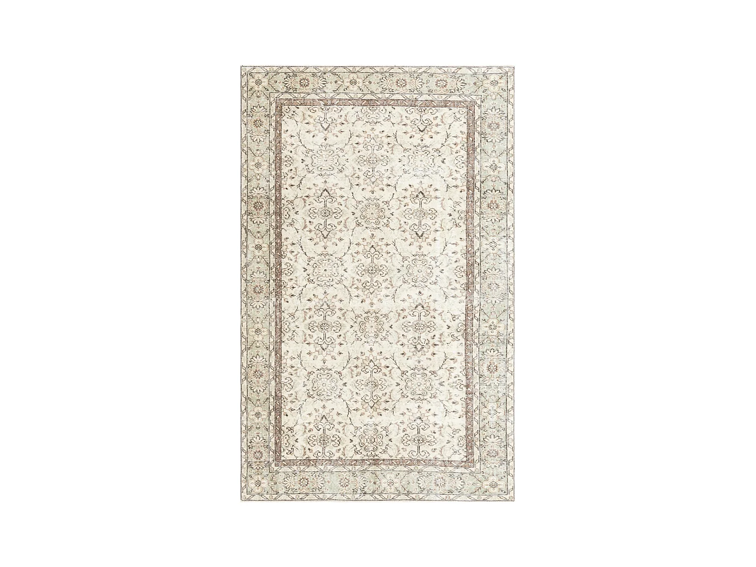 Wollteppich 160x254 Beige Ultra Vintage