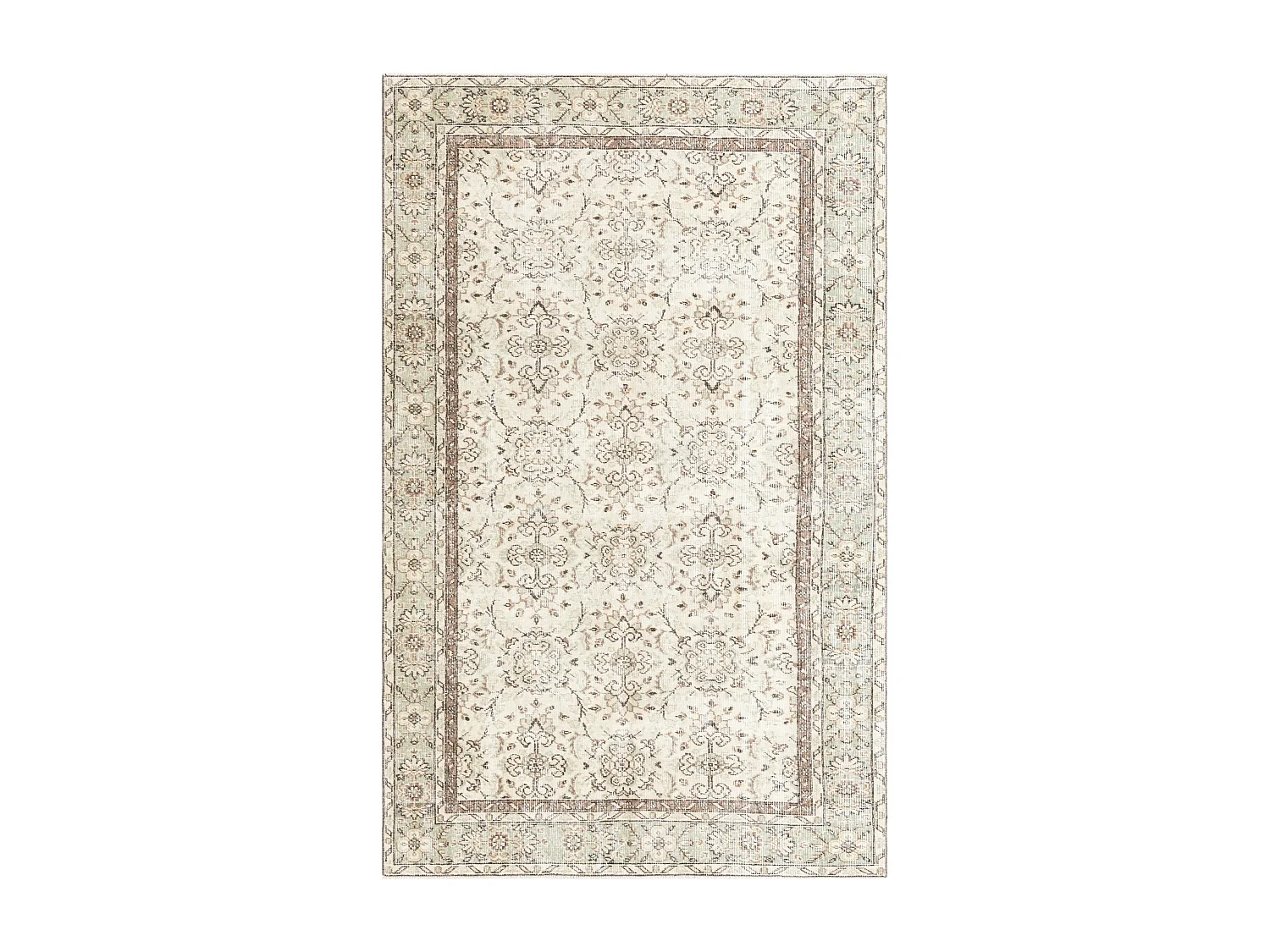 Tapis de laine 160x254 beige Ultra Vintage