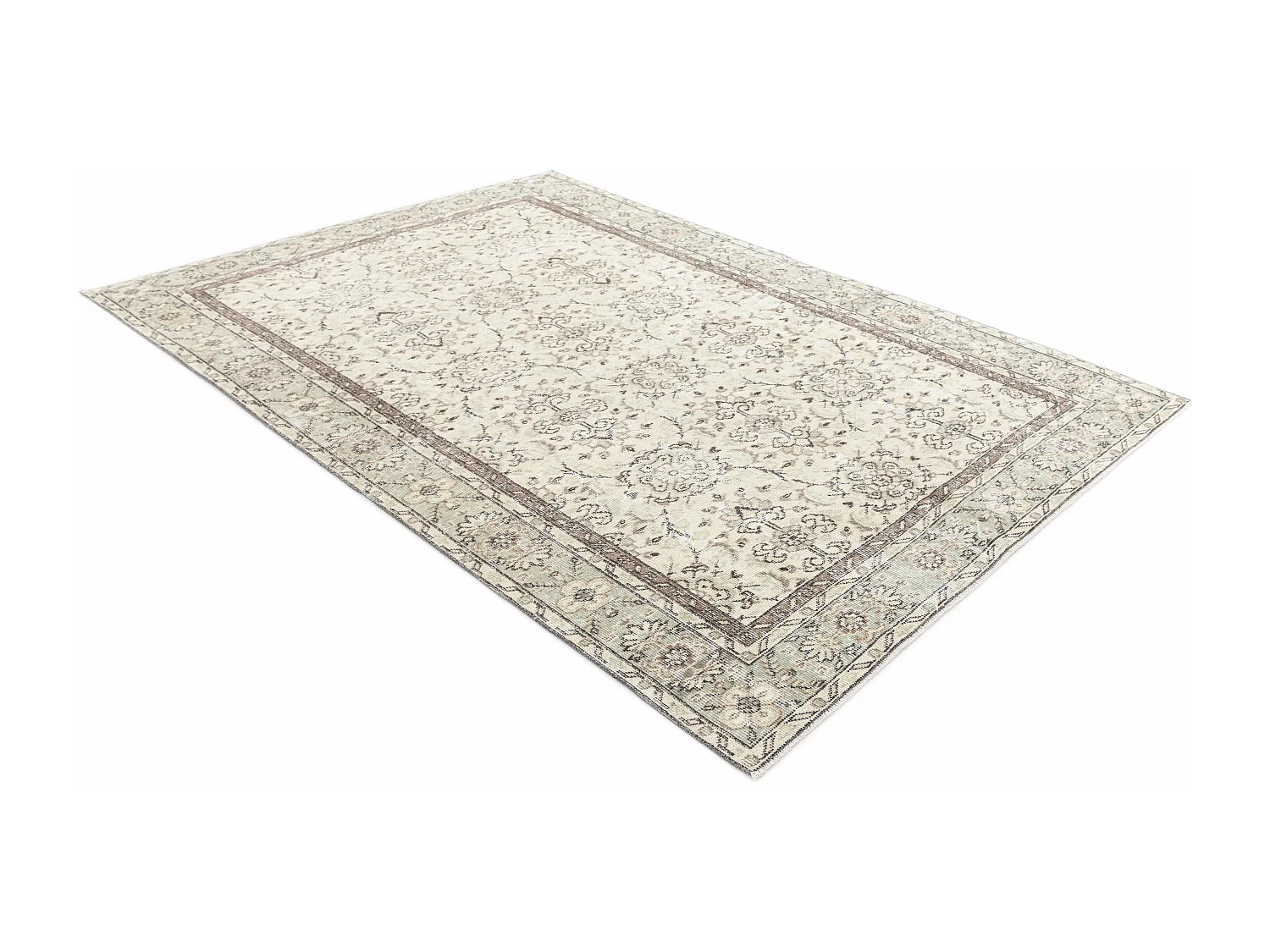 Tapis de laine 160x254 beige Ultra Vintage