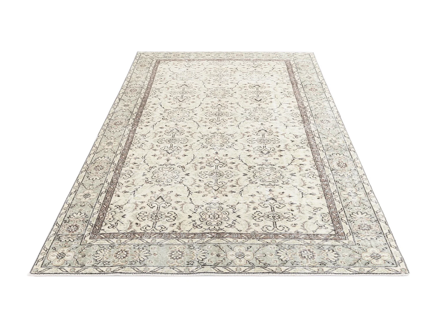 Tapis de laine 160x254 beige Ultra Vintage