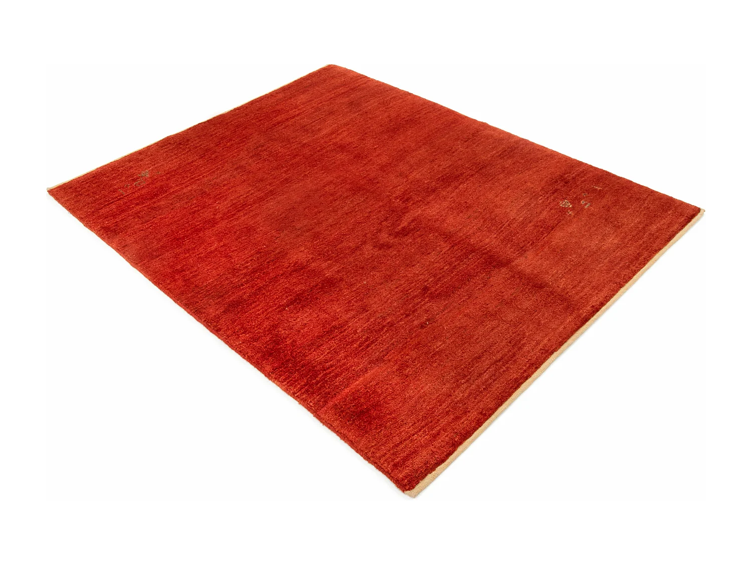 Tapis de laine 154x195 rouge Gabbeh Shouli