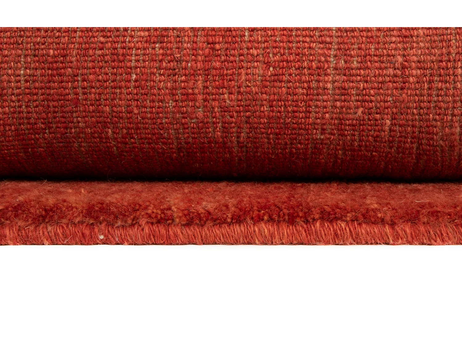 Tapis de laine 154x195 rouge Gabbeh Shouli